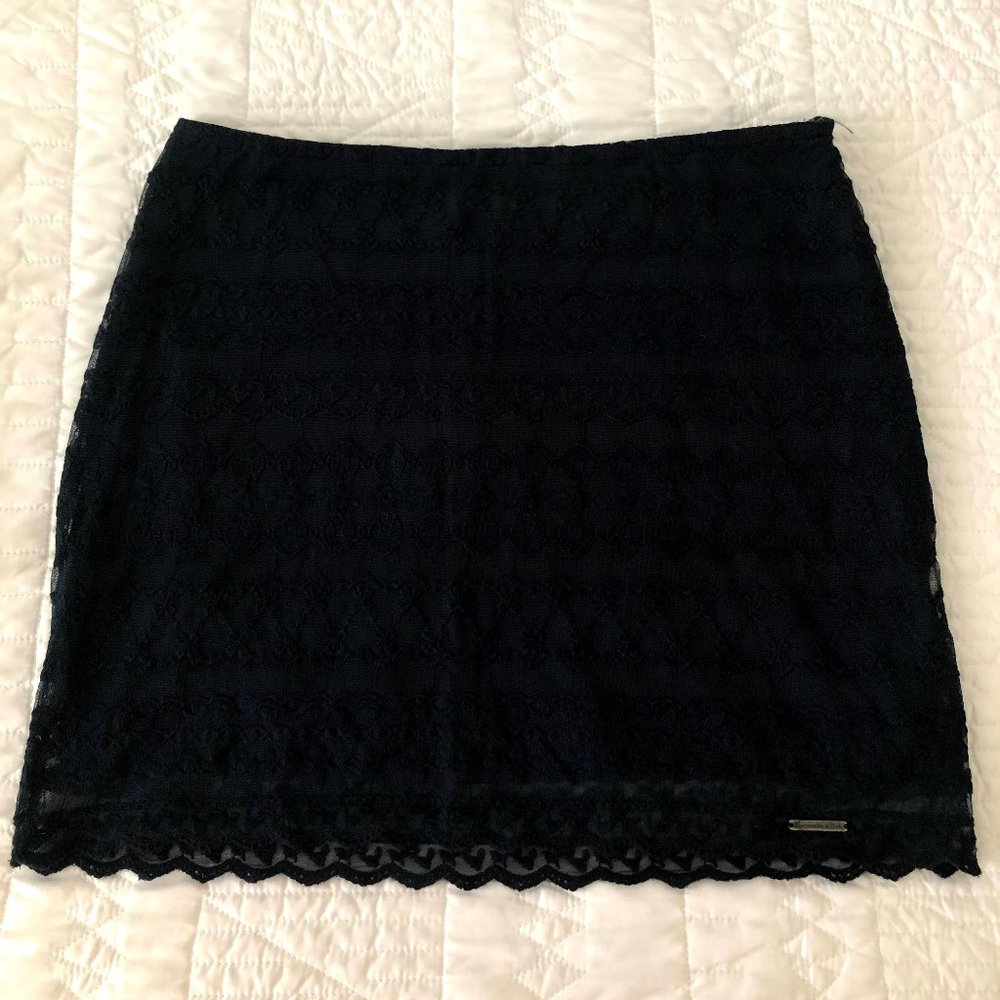 Dark Blue Mini Skirt